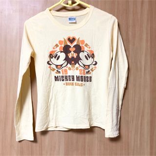 ディズニー(Disney)の送料込み　Mickey オールドミッキー　綿Tシャツ　レディース(Tシャツ(長袖/七分))