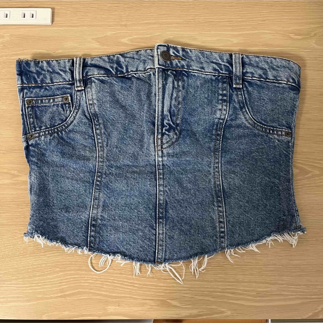 ZARA - 【完売商品!】ZARA デニムビスチェの通販 by E's shop|ザラ