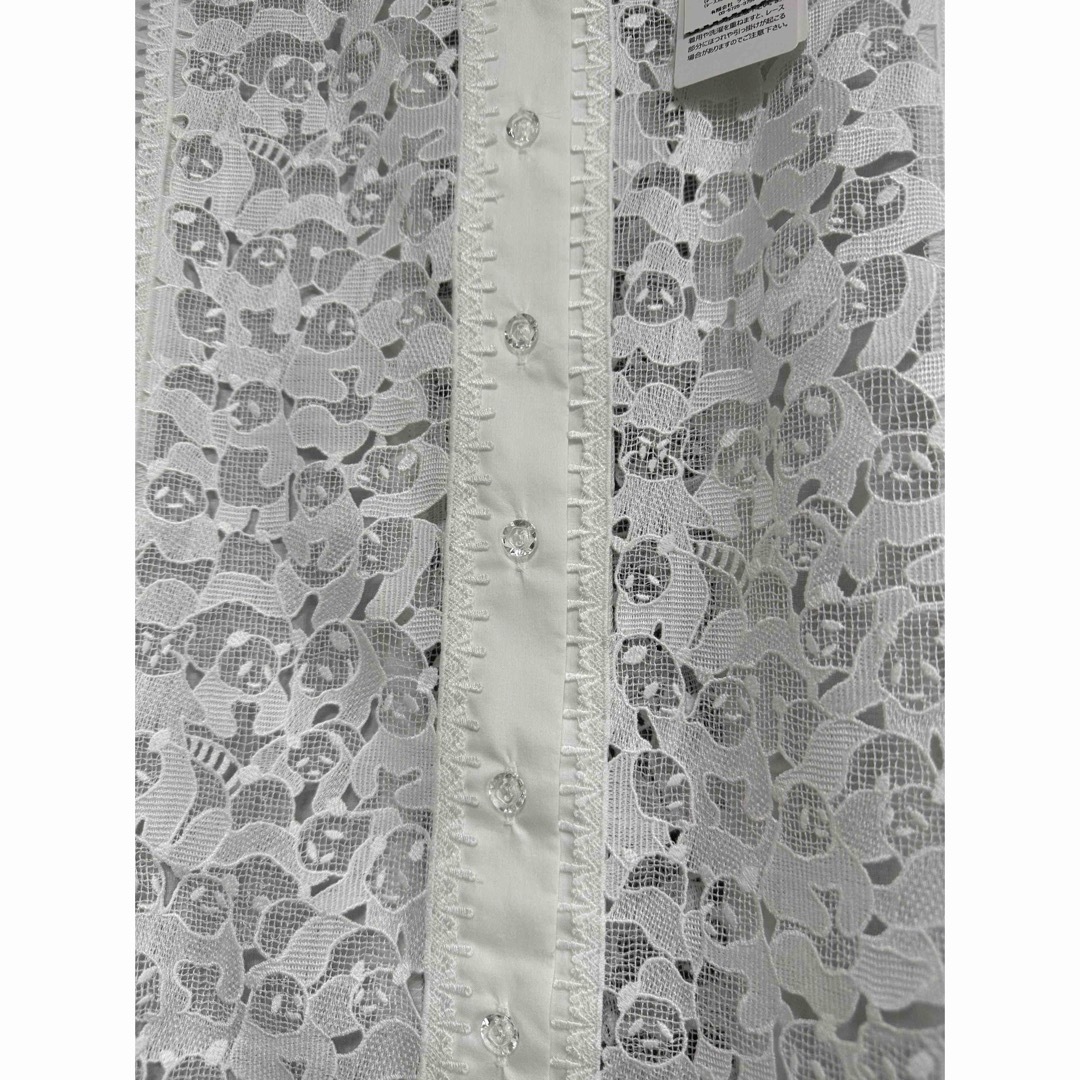 タグ付き マーブルシュッド marble sud パンダ レース ブラウス