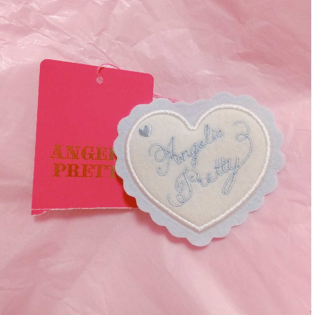 Angelic Pretty(アンジェリックプリティー)のアンジェリックプリティ Sprinkle Heartワッペンクリップ レディースのヘアアクセサリー(バレッタ/ヘアクリップ)の商品写真