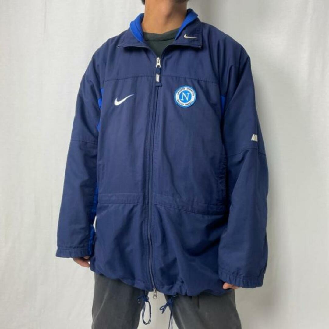 90年代 NIKE ナイキ SSC Napoli サッカー チームロゴ ナイロン ウィンドブレーカー トラックジャケット メンズXL相当 |  フリマアプリ ラクマ