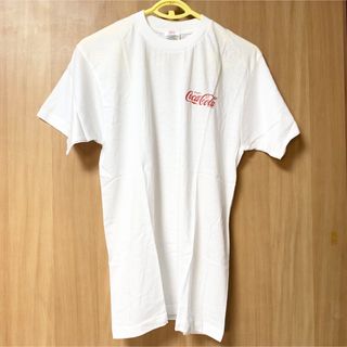 コカコーラ(コカ・コーラ)の匿名配送　コカコーラ　白無地Tシャツ　ホワイト(Tシャツ/カットソー(半袖/袖なし))