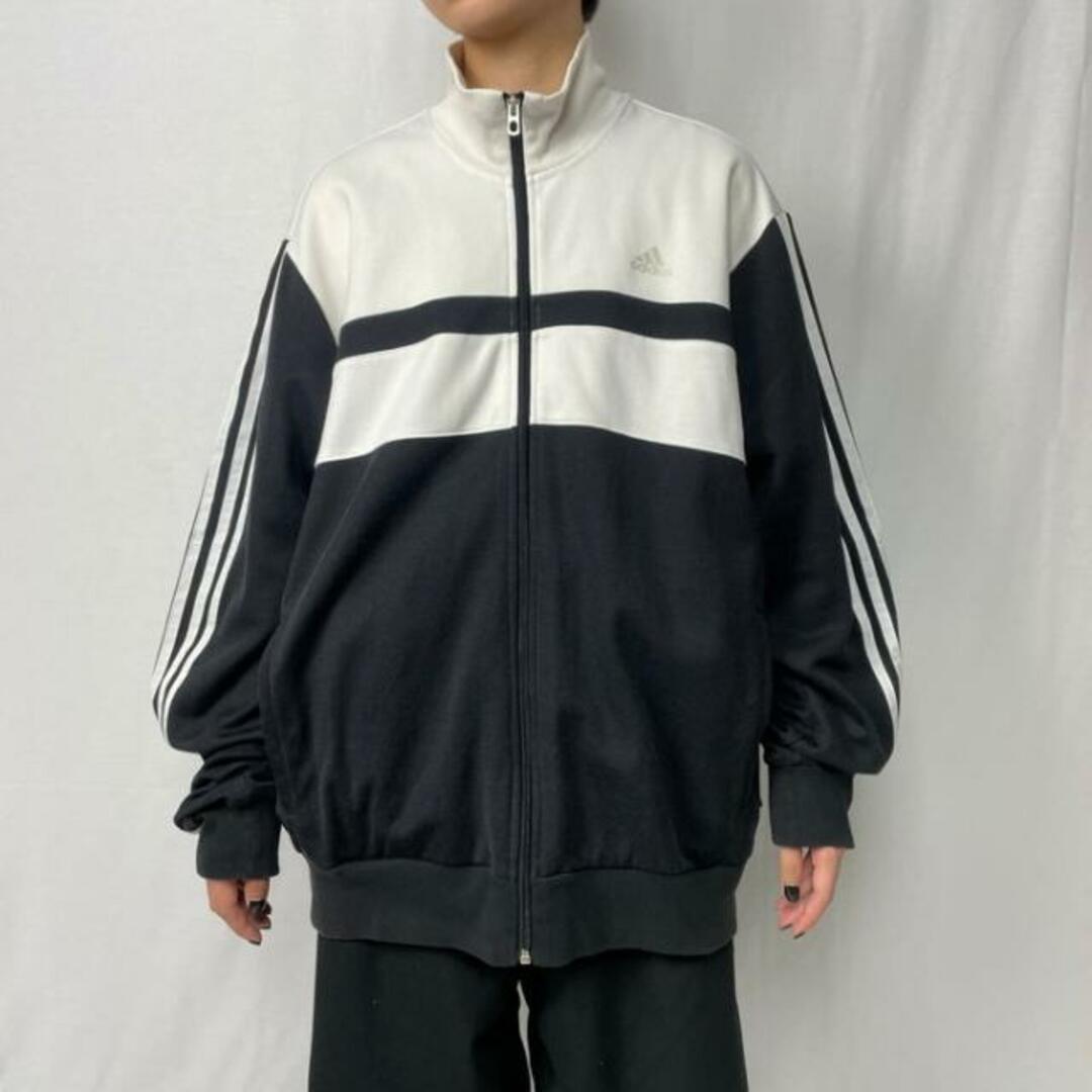 00年代 adidas アディダス パフォーマンスロゴ ジャージ トラックジャケット メンズL