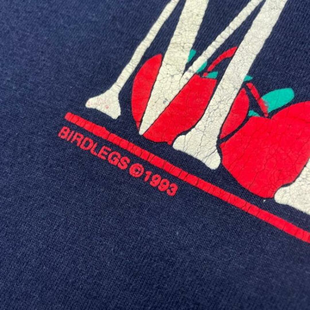 90年代 USA製 MICHIGAN ミシガン リンゴ ロゴ プリントTシャツ メンズXL