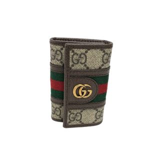 グッチ(Gucci)の　グッチ GUCCI オフィディア GGキーケース 603732 ブラウン・グリーン・レッド GGスプリーム レディース キーケース(キーホルダー)