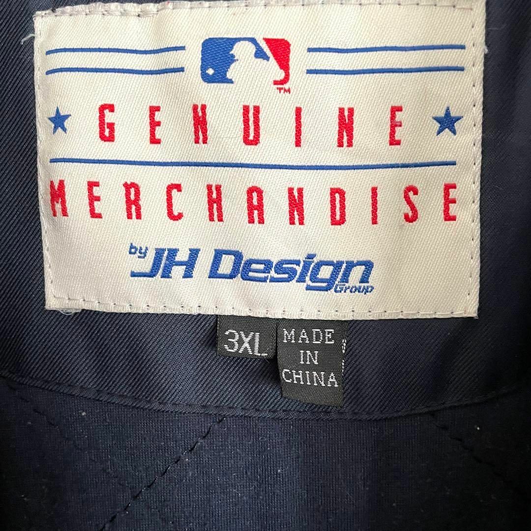 スタジャン 中綿 MLB デトロイトタイガース 両面刺繍 キルティング 3XL.-