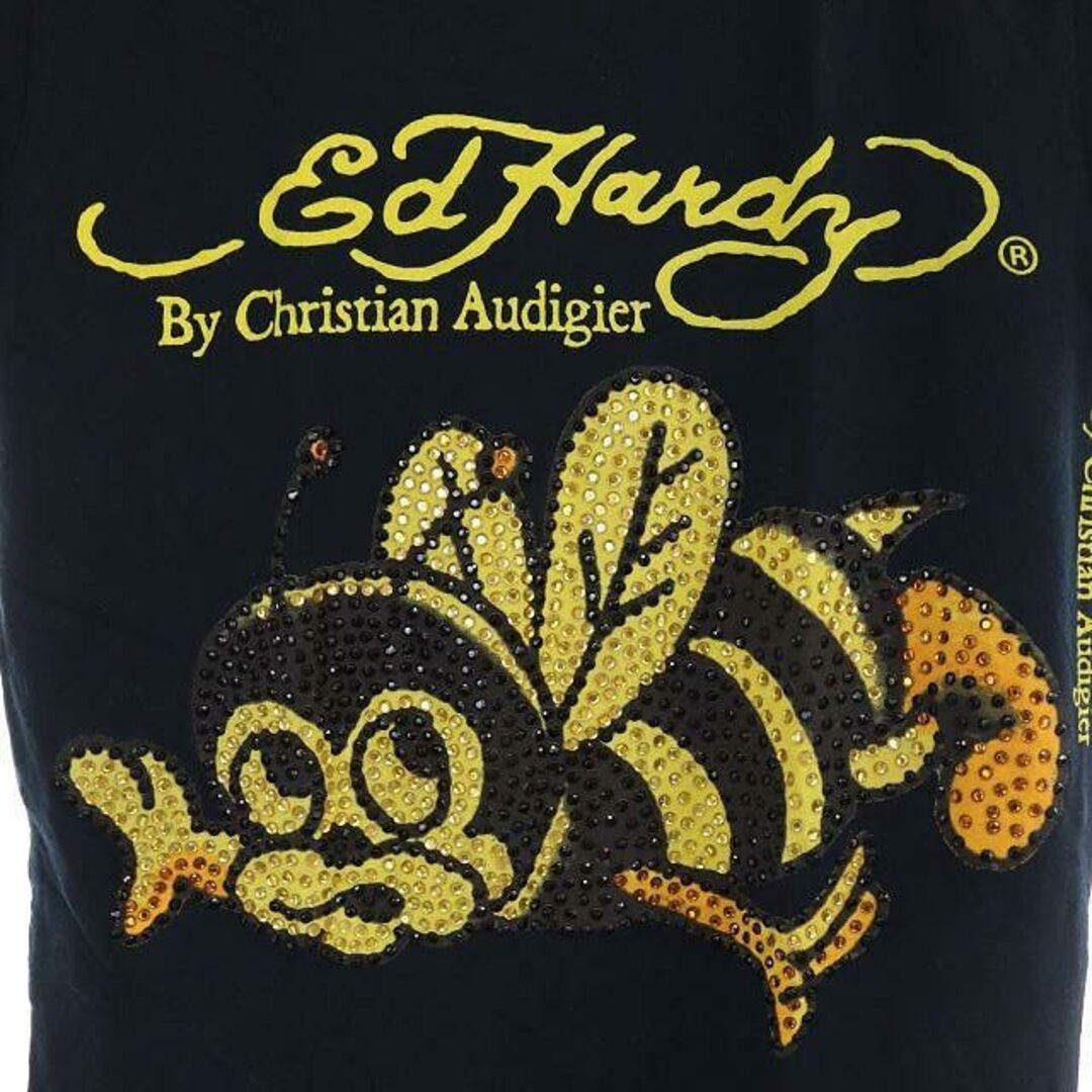 Ed Hardy Christian Audigier ラインストーンTシャツ