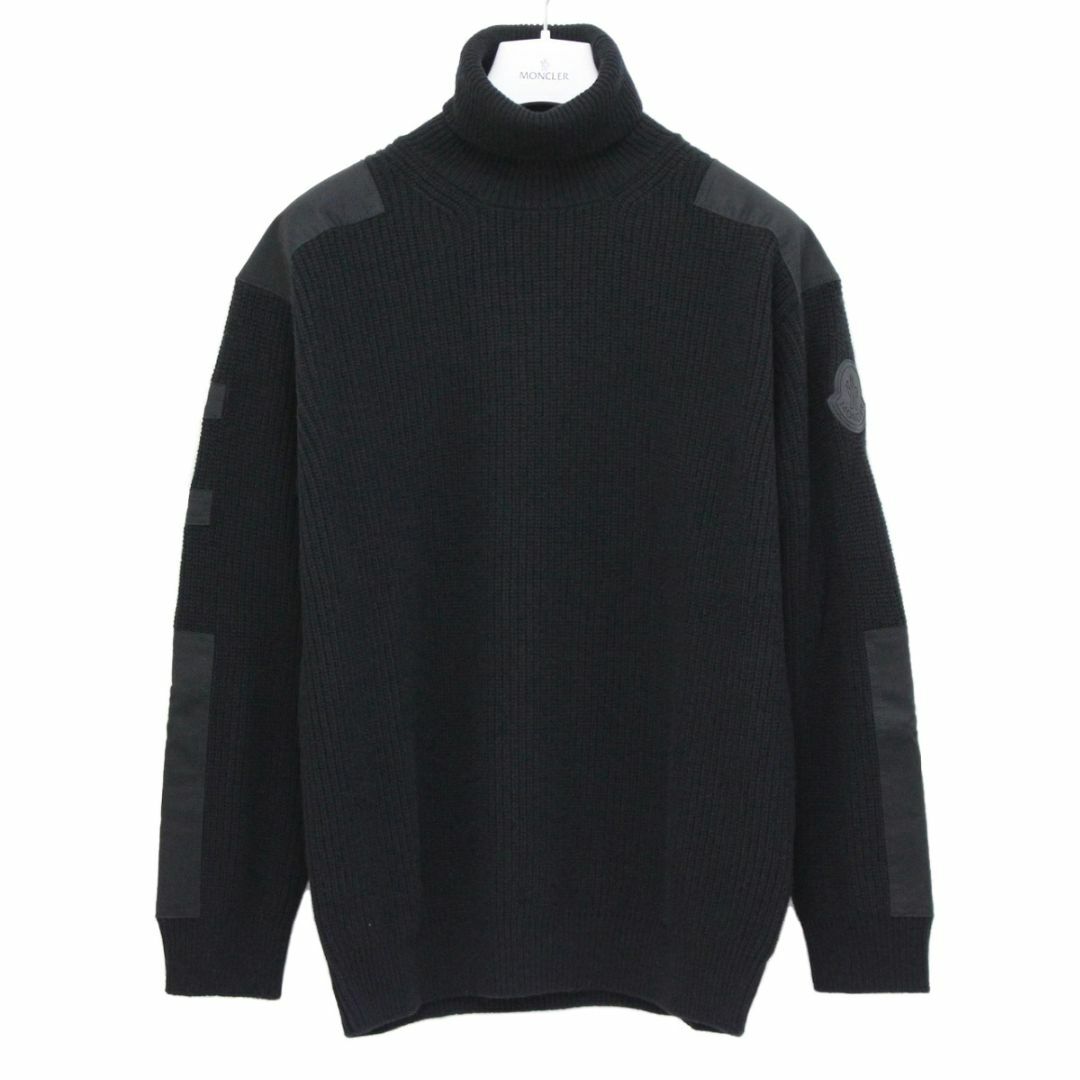 11 MONCLER ブラック ハイネック ニット セーター size S