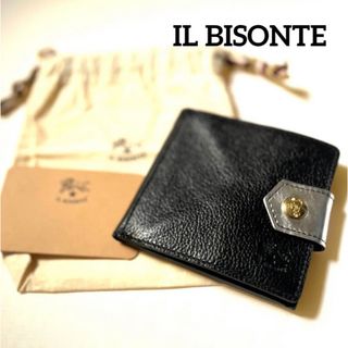 IL BISONTE - イルビゾンテ 50周年 限定 二つ折りウォレット ブラック