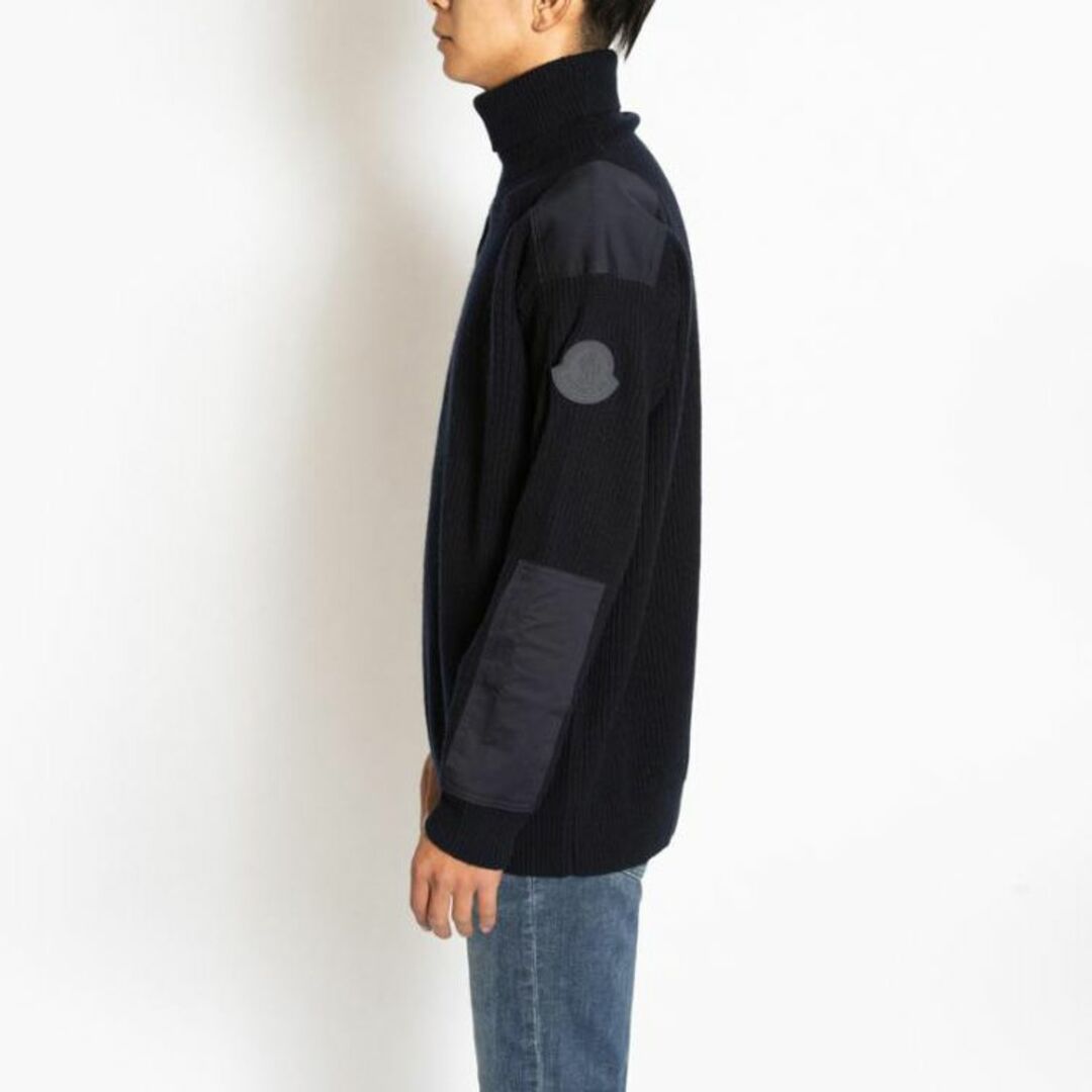 11 MONCLER ブラック ハイネック ニット セーター size S