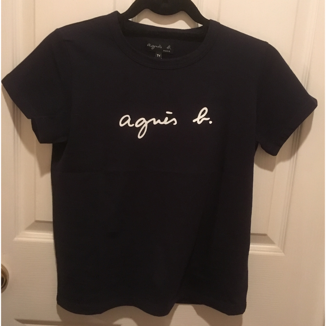 agnes b.(アニエスベー)のアニエスベー新品半袖Tシャツ ネイビーS1 レディースのトップス(Tシャツ(半袖/袖なし))の商品写真