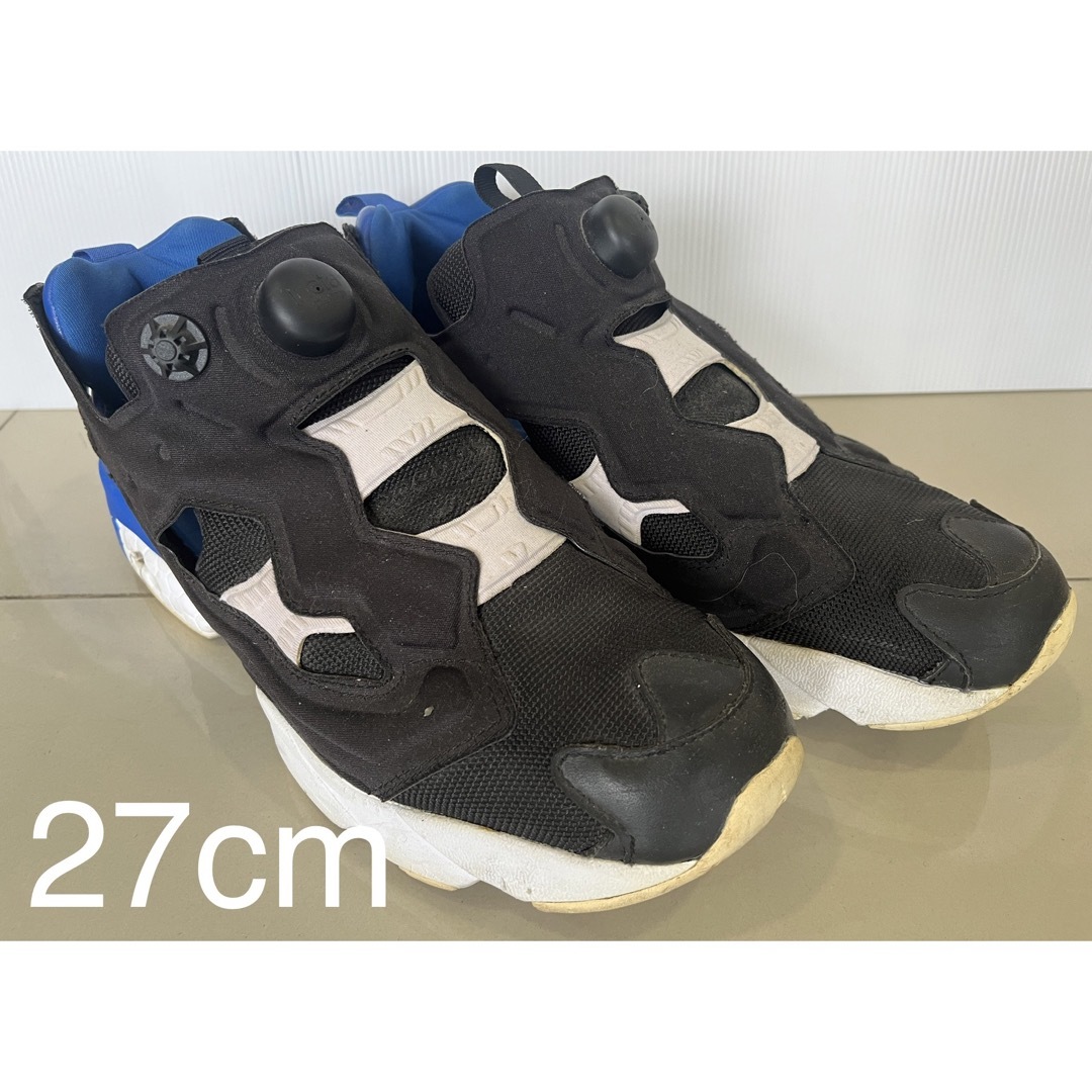 INSTAPUMP FURY（Reebok）(インスタポンプフューリー)のリーボック/インスタ/ポンプフューリー/27cm/BS9139/青x黒x白 メンズの靴/シューズ(スニーカー)の商品写真