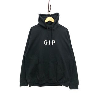 ダブルタップス(W)taps)のWTAPS ダブルタップス GIP-STORE 7周年記念 GIP ロゴ プルオーバー スウェット パーカー ブラック サイズXL 正規品 / B4166(パーカー)