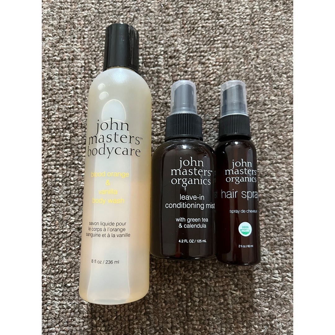 John Masters Organics(ジョンマスターオーガニック)のジョンマスターオーガニック　ボディソープ　ヘアコンディショナー　スプレー　セット コスメ/美容のヘアケア/スタイリング(ヘアケア)の商品写真