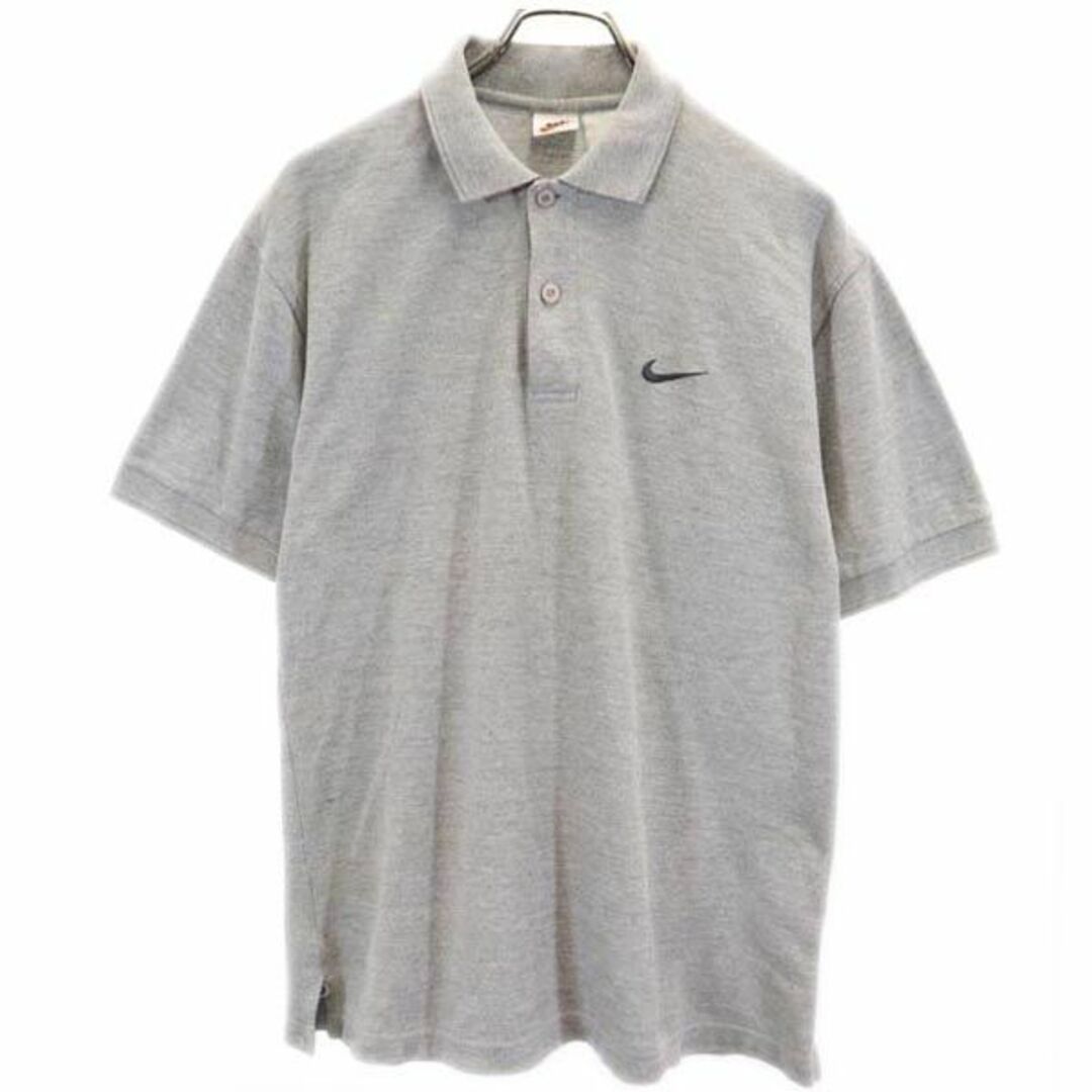 NIKE - ナイキ 90s 00s オールド 白タグ 半袖 ポロシャツ グレー NIKE ...
