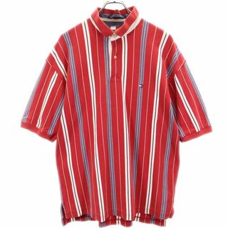 トミーヒルフィガー ポロシャツ(メンズ)（レッド/赤色系）の通販 100点