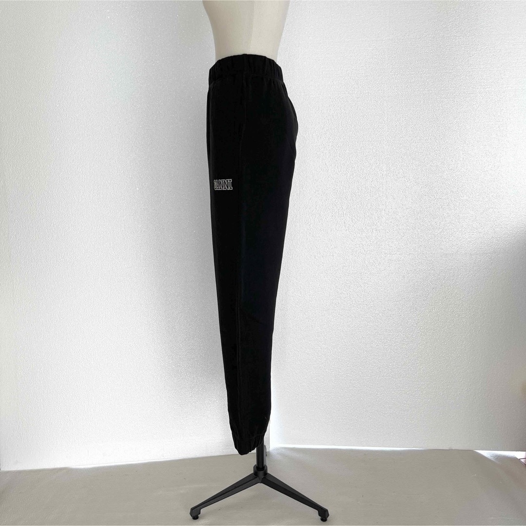 GANNI ガニー ロゴ入り スウェットパンツ ブラック Sサイズの通販 by