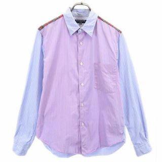 コムデギャルソンオム(COMME des GARCONS HOMME)のコムデギャルソンオム ストライプ柄 長袖 シャツ SS COMME des GARCONS HOMME メンズ 【中古】  【230830】(シャツ)