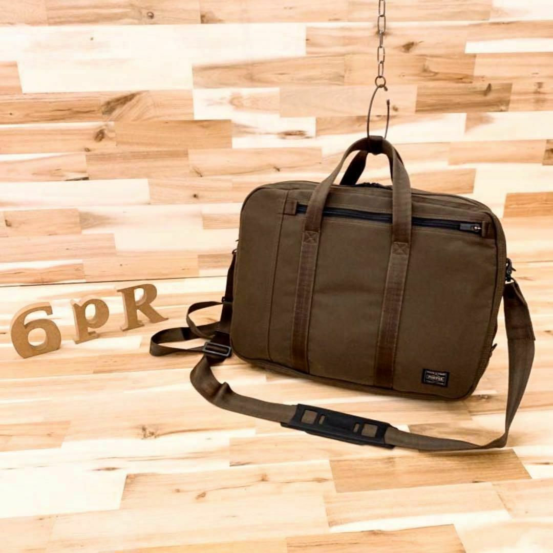 美品】希少 PORTER ポーター 3way ブリーフケース ビジネスバッグ-