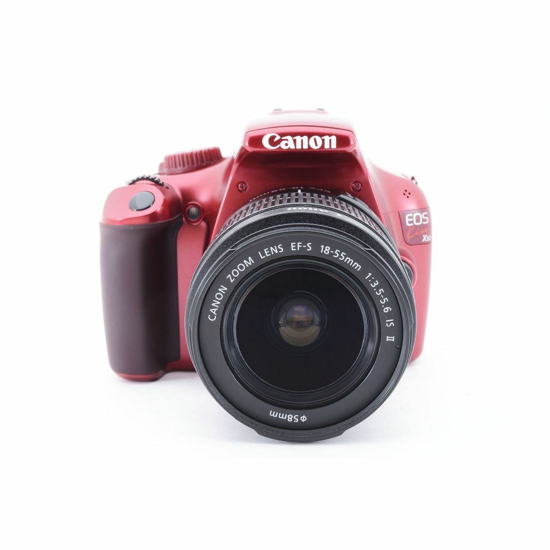 Canon   美品Canon EOS Kiss x レッド  レンズセットの通販