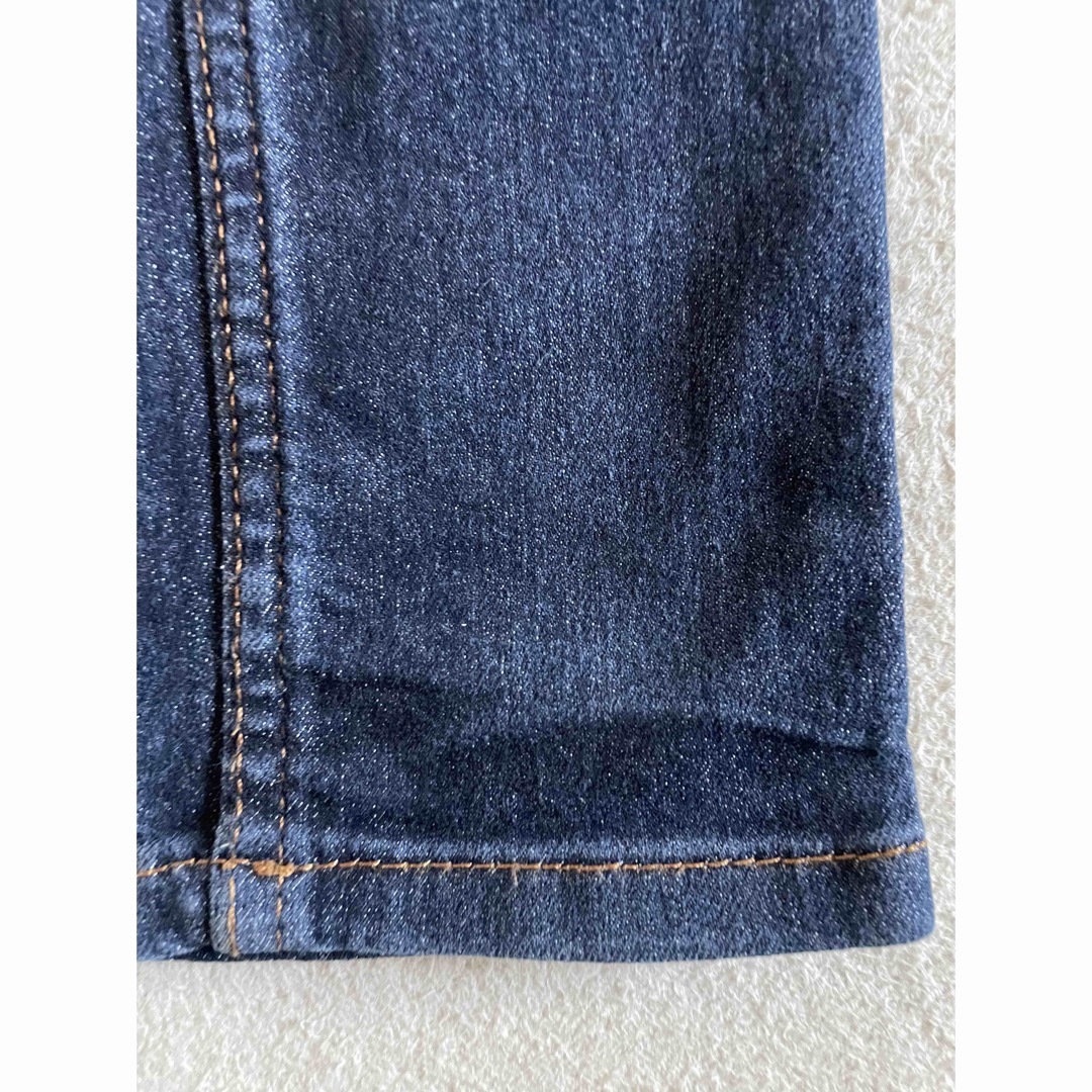 HM HM kids ブルーデニム スキニーフィットパンツ ネイビー 120cmの通販 by ぽたちゃん H&M スキニーデニムパンツ