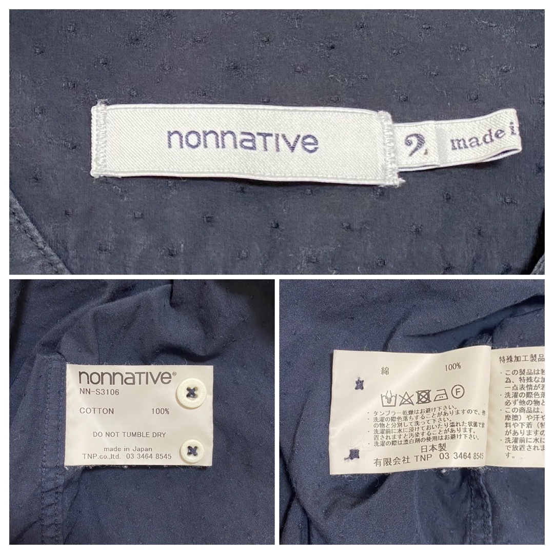 nonnative(ノンネイティブ)の17SS nonnative ノンネイティブ 長袖 プルオーバー シャツ 2 メンズのトップス(シャツ)の商品写真