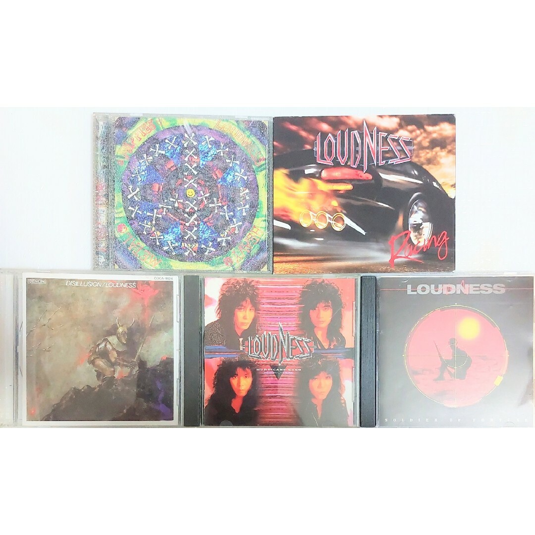 匿名配送 送料無料 LOUDNESS ラウドネス CD アルバム 5枚セット