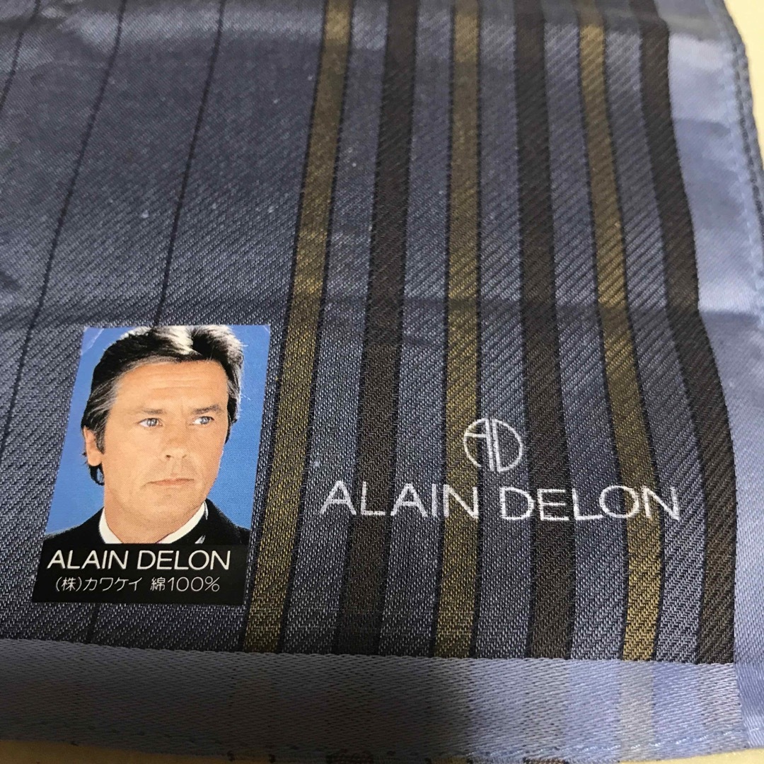 Alain Delon(アランドロン)のアランドロンメンズハンカチ新品 メンズのファッション小物(ハンカチ/ポケットチーフ)の商品写真