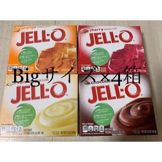 JELL-O ジェロのゼリー　4種類　Big サイズ(菓子/デザート)