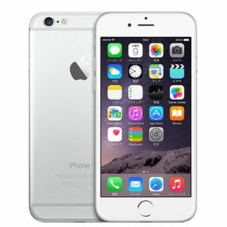 アップル(Apple)の【中古】 iPhone6 64GB シルバー 本体 ドコモ スマホ ahamo対応 アハモ アイフォン アップル apple  【送料無料】 ip6mtm24(スマートフォン本体)