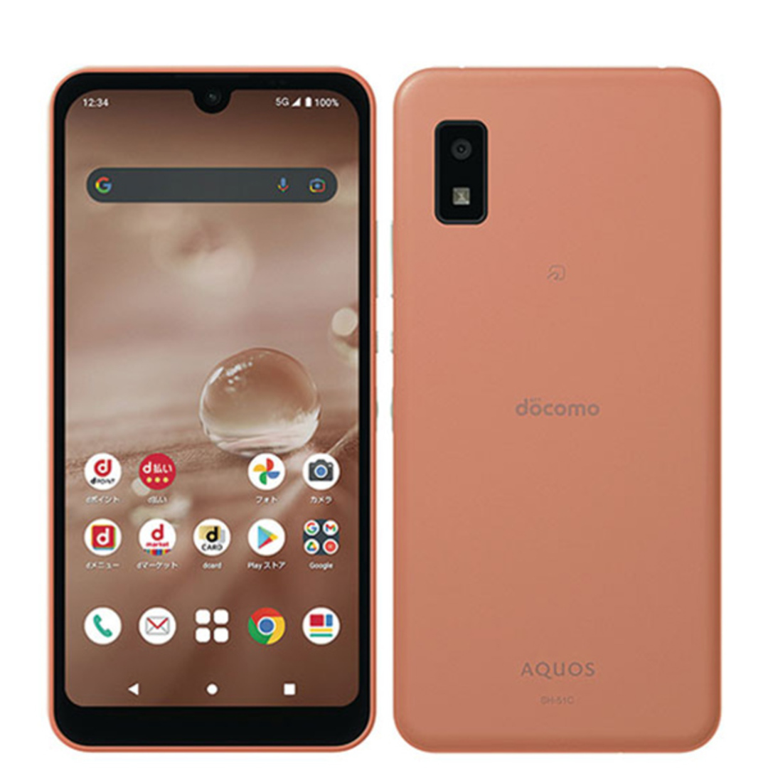 SHARP - 【未使用】SH-51C AQUOS wish2 コーラル SIMフリー 本体