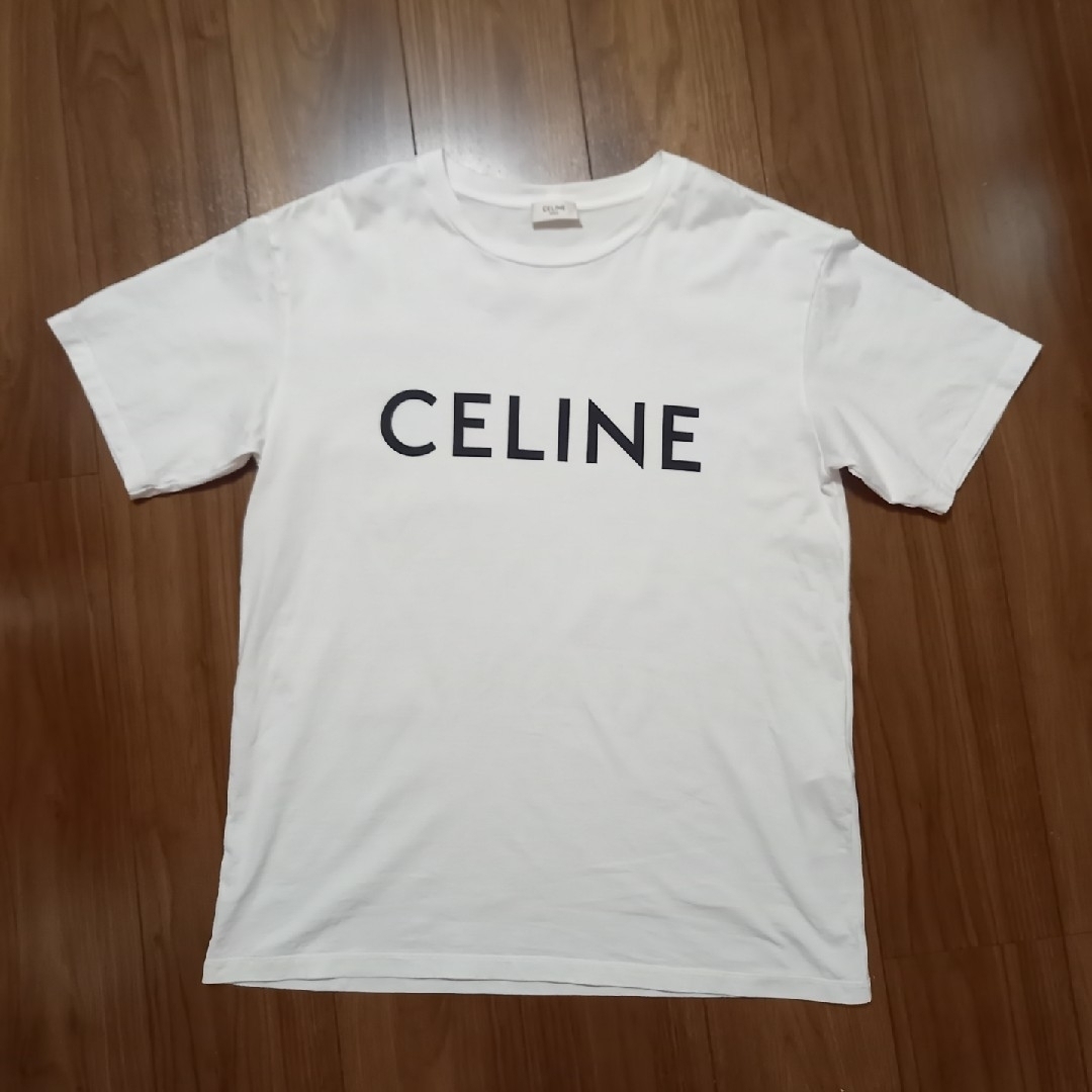 CELINE セリーヌ ロゴ Tシャツ ルーズTシャツコットンジャージ