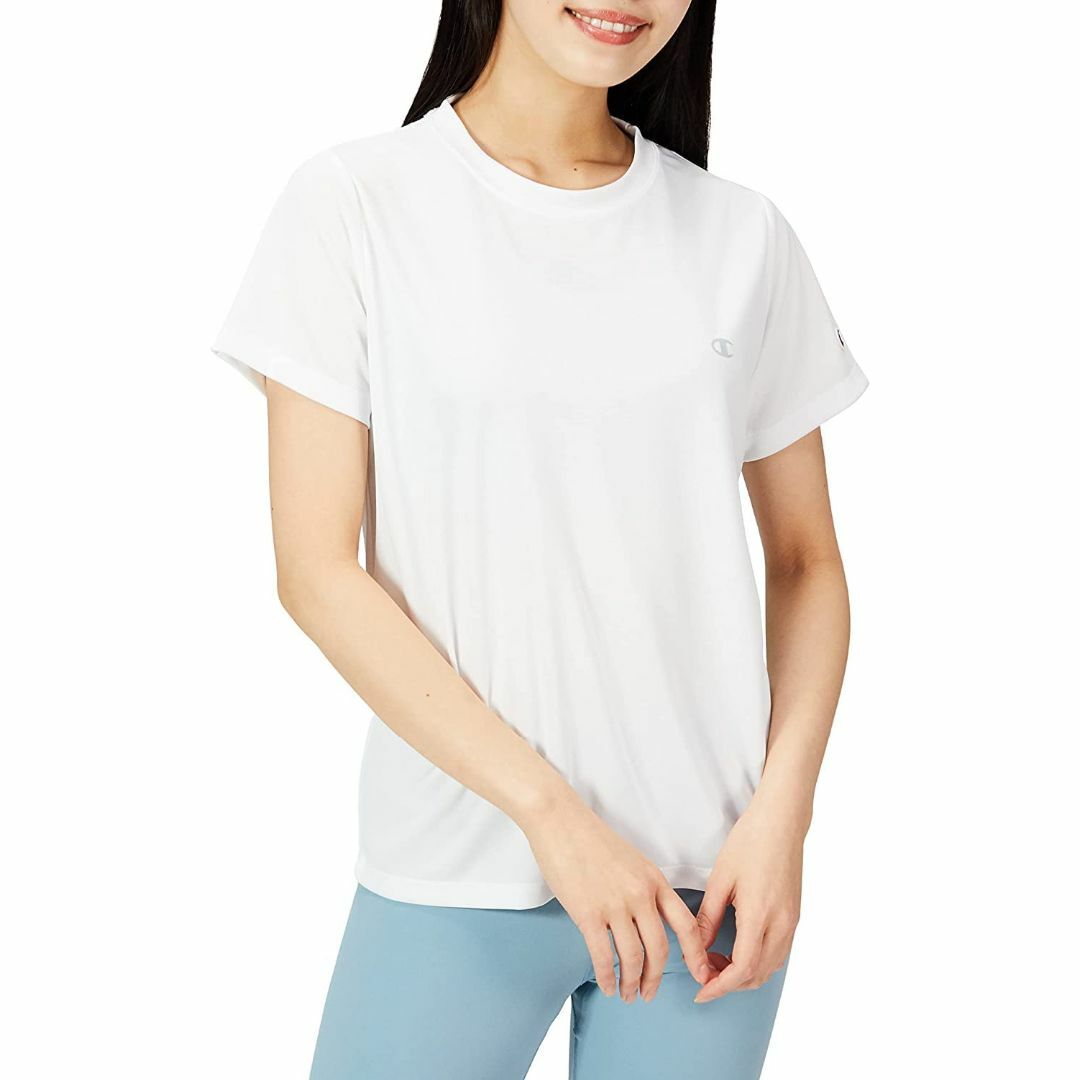 チャンピオン] Tシャツ 半袖 丸首 ワンポイントロゴ ショートスリーブT ...