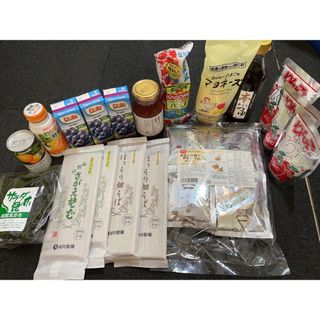 そばやスープなどの食品セット(インスタント食品)