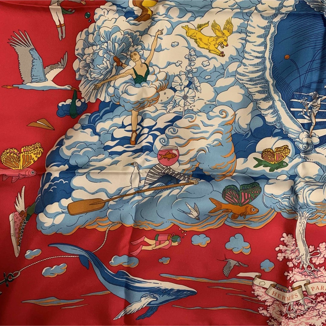 Hermes - 売切価格 HERMES スカーフ カレ90 「私の雲」新品・未使用