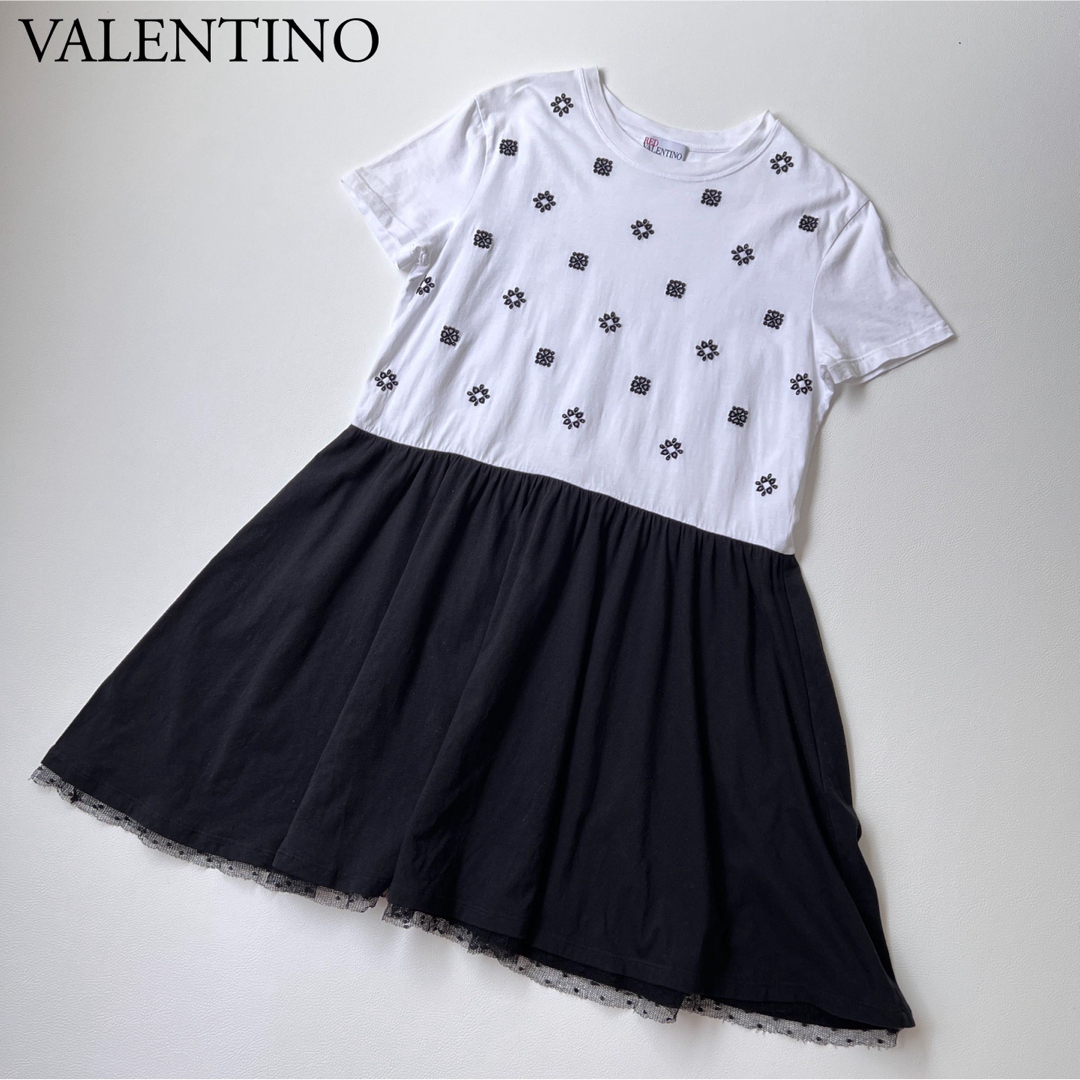 美品　RED VALENTINO レッドヴァレンティノ　フレアワンピース　ドレス