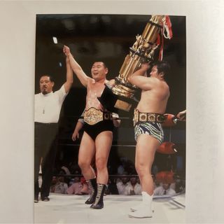 グレート草津　マイティ井上ブロマイド(格闘技/プロレス)