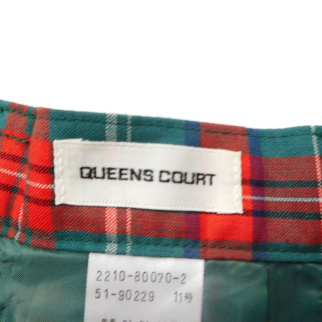 QUEENS COURT(クイーンズコート)のクイーンズコート QUEENS COURT チェック柄 キュロット パンツ レディースのパンツ(キュロット)の商品写真