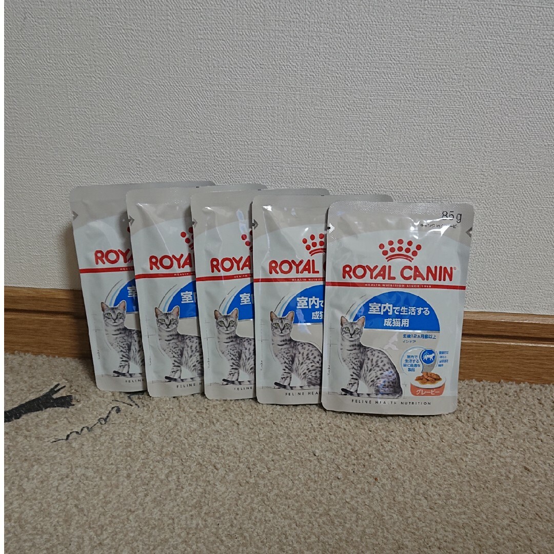 ROYAL CANIN(ロイヤルカナン)のロイヤルカナン インドア グレービー 5袋 その他のペット用品(ペットフード)の商品写真