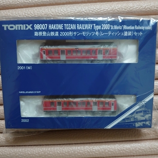 トミックス(TOMIX)の98007 箱根登山鉄道2000形サン・モリッツ号　レーティシュ塗装(鉄道模型)