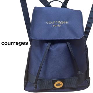 保護シール付き courreges リュックサック バッグパック ブランド名