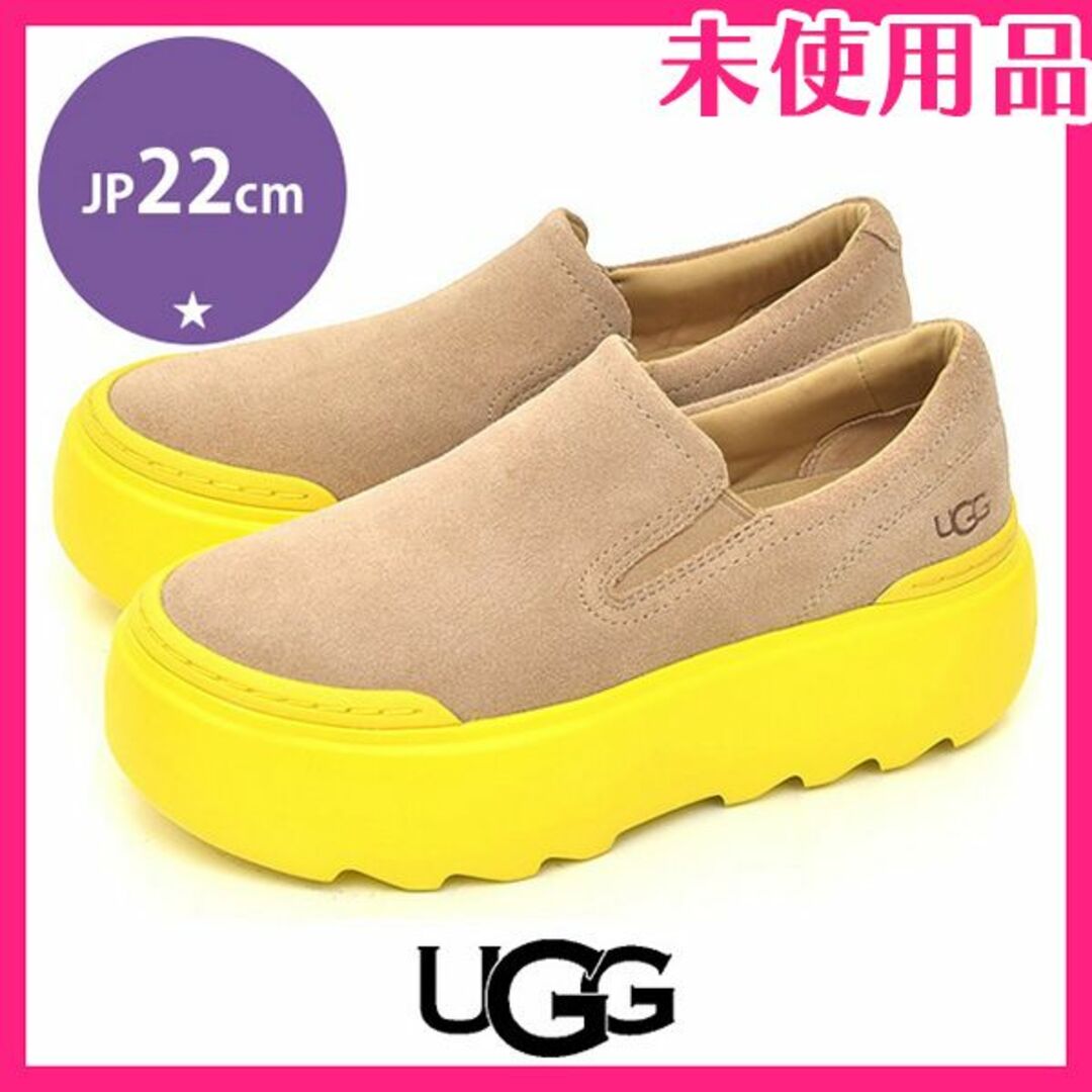 UGG - 新品♪アグオーストラリア ロゴ スニーカー スリッポン JP22cmの