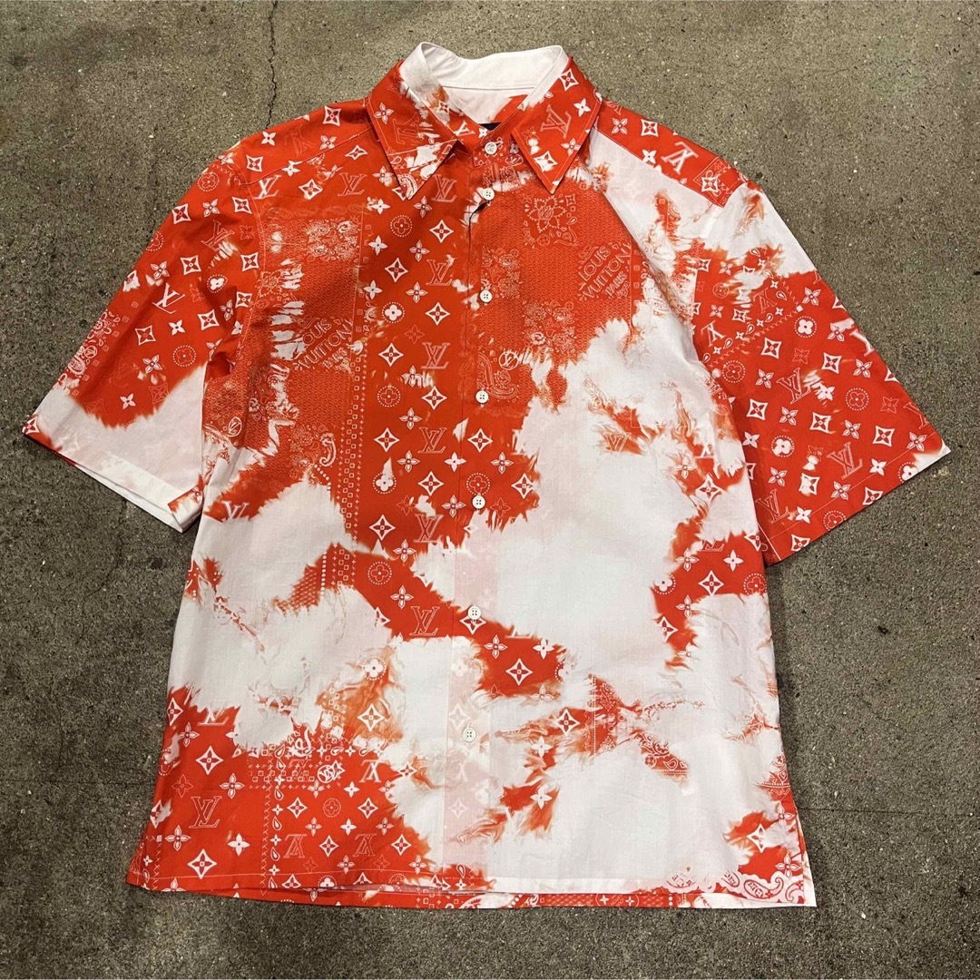 メンズlouis vuitton monogram bandana shirts