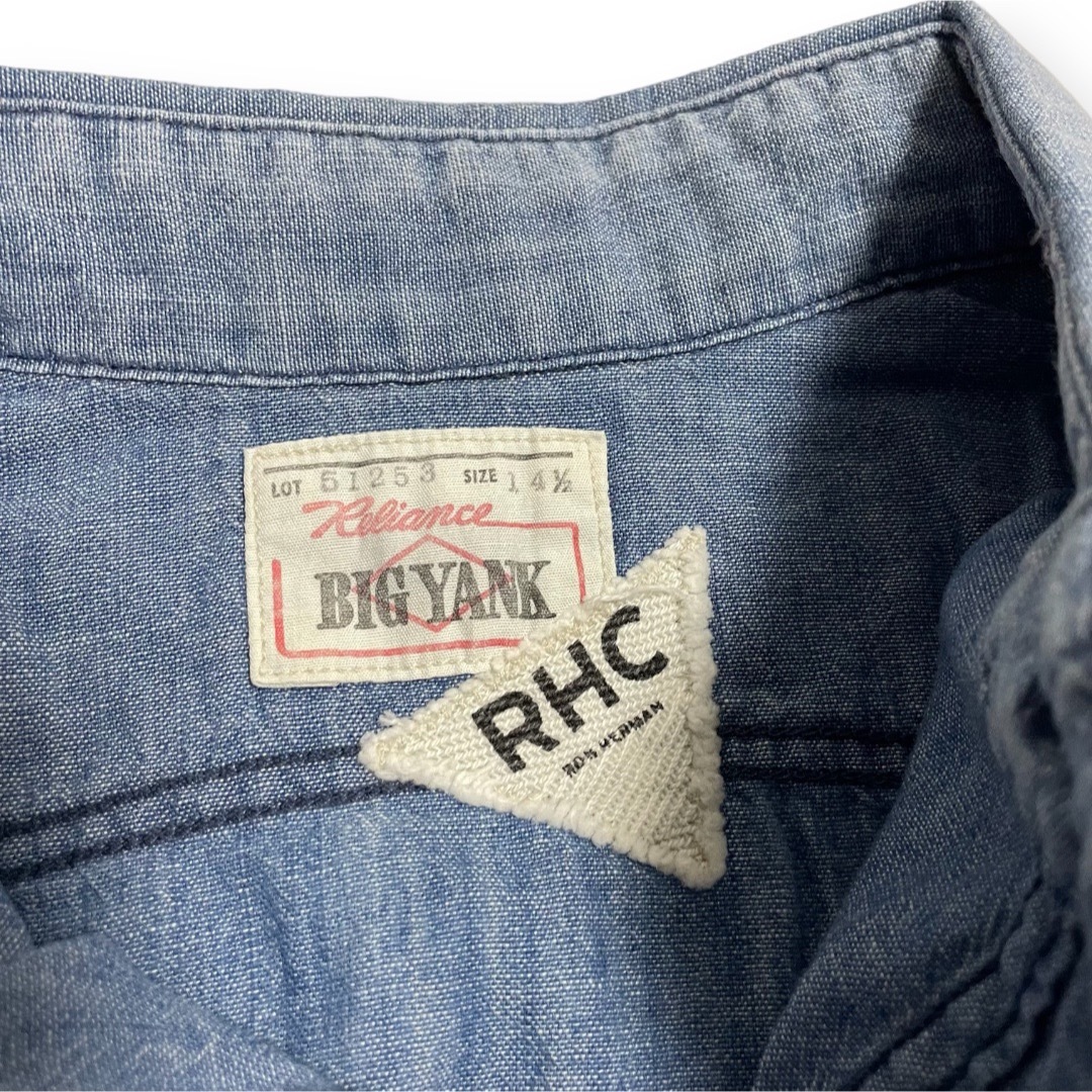 Ron Herman(ロンハーマン)のRHC for BIG YANK  デニムシャツ S ロンハーマン ビッグヤンク メンズのトップス(シャツ)の商品写真