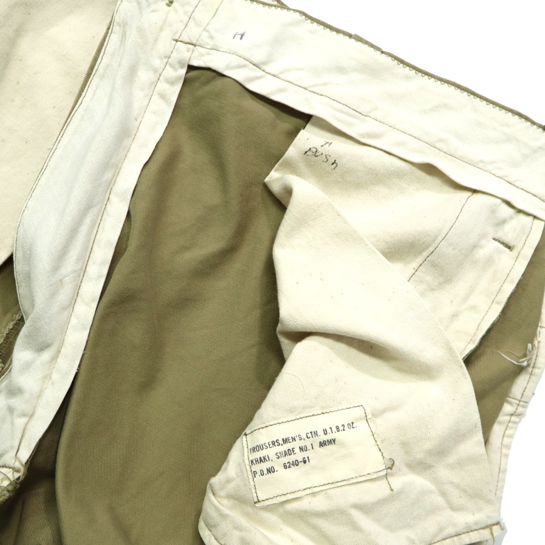 MILITARY - 60s ビンテージ US ARMY チノパン ミリタリー パンツ MILITARY - 60s ビンテージ US ARMY チノパン ミリタリー パンツ