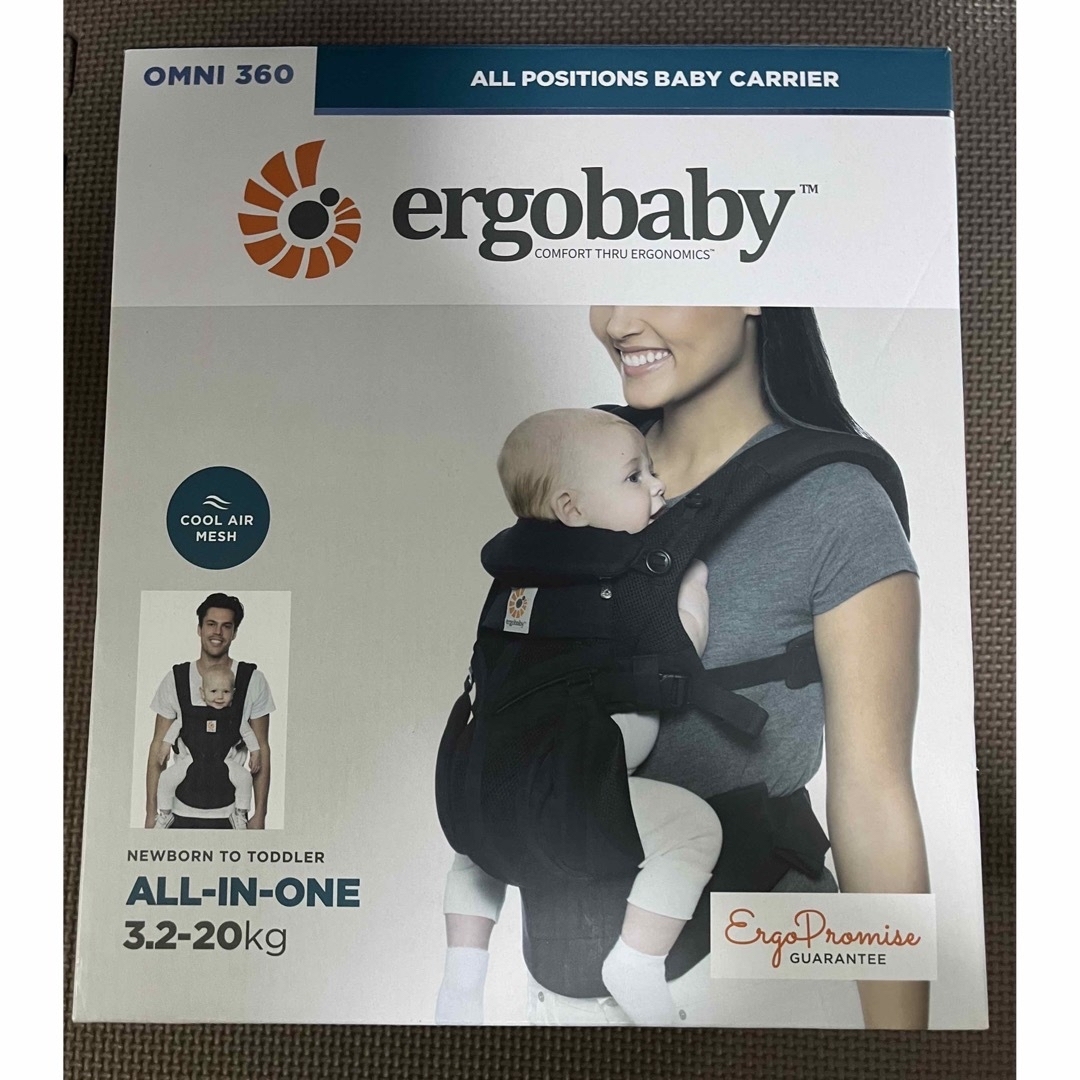 Ergobaby - エルゴベビー OMNI360 抱っこ紐 ブラックの通販 by みえみ