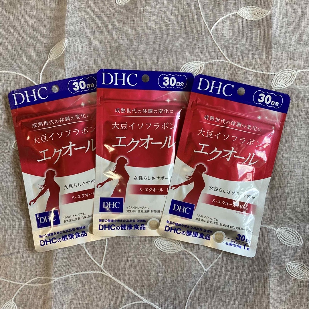 DHC 大豆イソフラボン エクオール 30日分×3袋 |