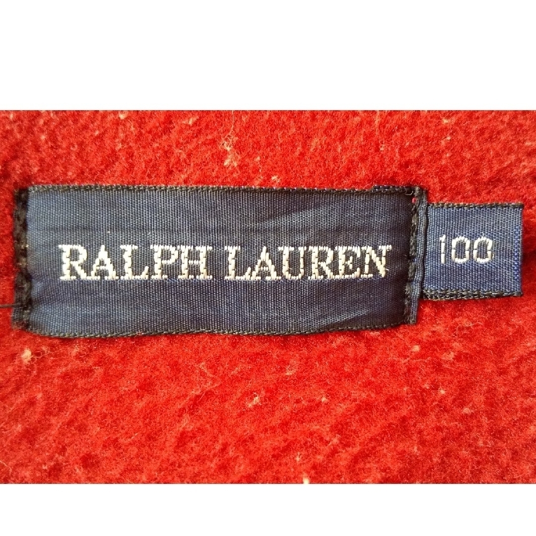 Ralph Lauren(ラルフローレン)の【RALPH LAUREN】ベスト    レッド   １００cm キッズ/ベビー/マタニティのキッズ服男の子用(90cm~)(ジャケット/上着)の商品写真