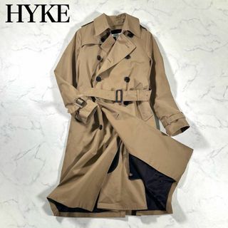 ハイク(HYKE)の【良品】HYKE ハイク　ライナー付き　ダブルブレストトレンチコート　ベルト(トレンチコート)