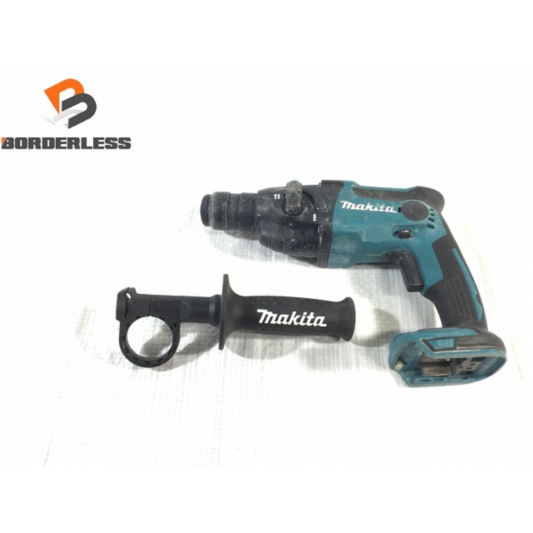 ☆品☆makita マキタ 18V 16mm 充電式ハンマドリル HR165D 本体のみ コードレス ハンマードリル 穴あけ 穿孔 76974自動車/バイク